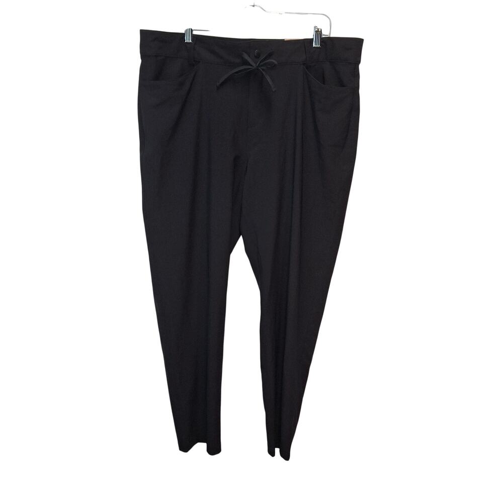 Magellan Outdoors Fish Gear Pants Women 1X Black Stretch Camping Hiking UPF 20